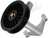 APDTY 45352 AC Air Conditioning Compressor Bypass Pulley Assembly For RL005442AD
