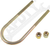 APDTY 46720 U-Bolt  1/2 X 8 - 3/8 X 3 Round