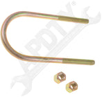 APDTY 46733 U-Bolt 1/2 X 7 - 1/2 X 3 - 1/2 Round