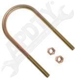 APDTY 46733 U-Bolt 1/2 X 7 - 1/2 X 3 - 1/2 Round