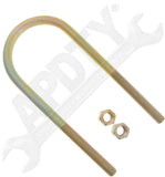 APDTY 46735 U-Bolt 1/2 X 8 - 1/16 X 3 - 1/8 Round