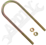 APDTY 46737 U-Bolt  1/2 X 9 X 3 - 1/8 Round
