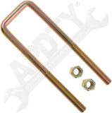 APDTY 46767 U-Bolt  5/8 X 9 - 1/2 X 2 - 5/8 Square