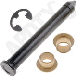 APDTY 49402 Door Hinge Pin And Bushing Kit - 1 Pin, 2 Bushings And 1 Clip