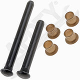 APDTY 49493 Door Hinge Pin And Bushing Kit - 2 Pins And 4 Bushings