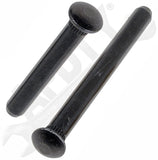 APDTY 49493 Door Hinge Pin And Bushing Kit - 2 Pins And 4 Bushings