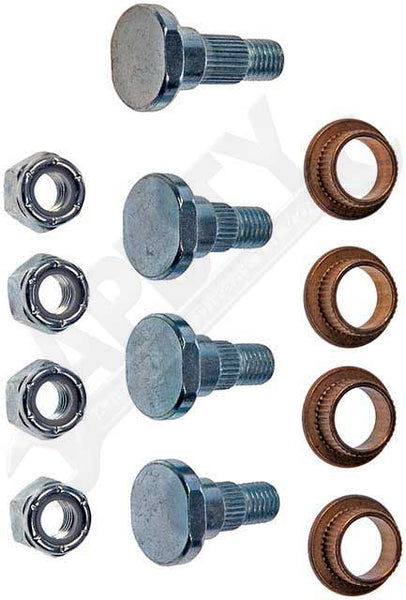 APDTY 49503 Door Hinge Pin And Bushing Kit Front