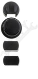 APDTY 49752 Tailgate Hinge Insert Kit - Left And Right - Bed And Gate Side