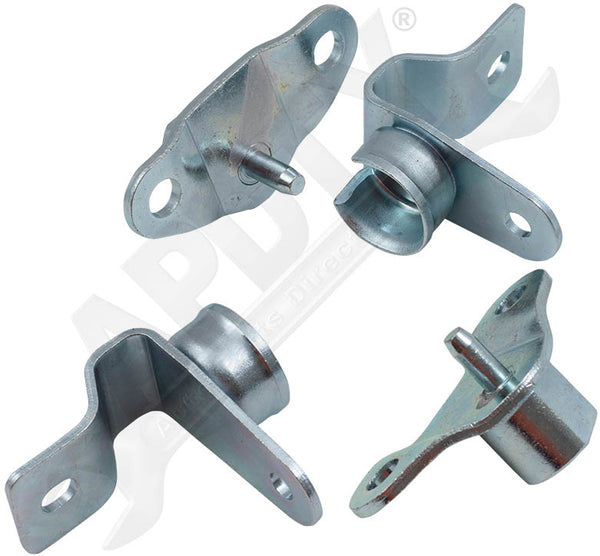 APDTY 49753 Tailgate Hinges 4 Pc Bed & Gate Hinges
