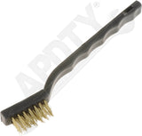 APDTY 50138 Brass Wire Brush - 7-1/4 In.