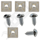 APDTY 50369 License Plate Screw Kit