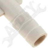 APDTY 504128 3/16 X 1/4 X 3/16 In. Hard Vacuum Tubing Tee