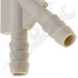 APDTY 504134 1/4 X 1/4 X 1/4 In. Hard Vacuum Tubing Y Connector