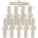 APDTY 504137 3/16 X 3/16 In. Hard Vacuum Tubing Connector