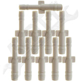 APDTY 504156 5/16 X 5/16 In. Hard Vacuum Tubing Connector
