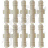 APDTY 504157 3/8 X 3/8 In. Hard Vacuum Tubing Connector