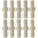 APDTY 504157 3/8 X 3/8 In. Hard Vacuum Tubing Connector