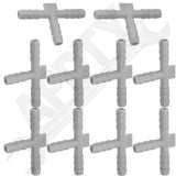 APDTY 504161 3/16 X 3/16 X 3/16 In. Hard Vacuum Tubing Connector