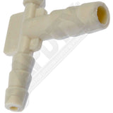 APDTY 504164 1/8 X 1/8 X 3/16 In. Hard Vacuum Tubing Tee
