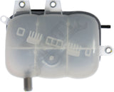 APDTY 5072602AB Coolant Reservoir Fluid Overflow Degas Bottle w/ Cap