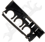 APDTY 51399 Spark Plug Wire Retainers - Locking Stud Slotted Style - 3 Wires