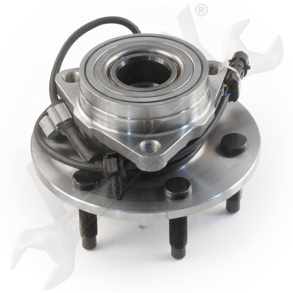 APDTY 515036 Wheel Hub Bearing Assembly w/ ABS Wheel Speed Sensor Fits Front 4WD