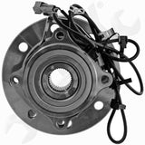 APDTY 515068 Wheel Bearing Hub Assembly W/ABS; Dually 4WD Models; Front Left