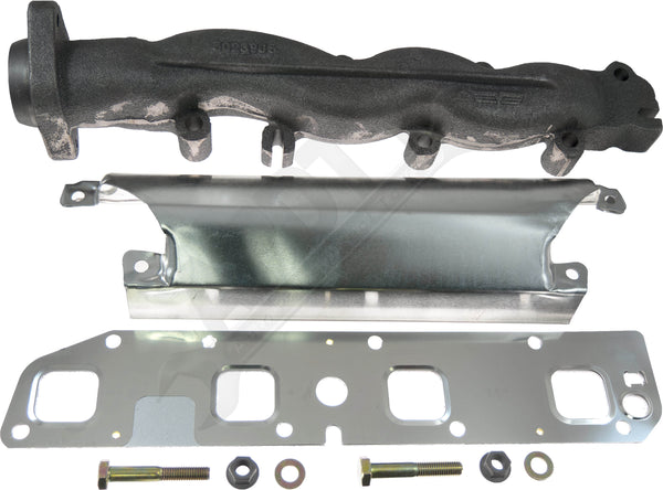 APDTY 53032198AE Exhaust Manifold With Hardware and Gaskets