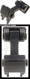 APDTY 53533 Hood Hold Down Plastic Rubber Single Catch Latch 1997-2016 Wrangler