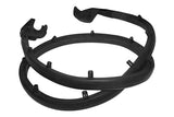 APDTY 140265 Half Door Rubber Weatherstrip Seal; Left