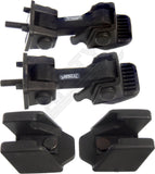 APDTY 55176636K2 Hood Hold Down Catch Plastic Rubber Release Latch Set (L & R)