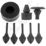 APDTY 56404 Rubber Bumper Assortment - Universal