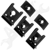 APDTY 56493 Speed Nut Assortment - Universal U Nuts, J Nuts and Flat Nuts