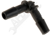 APDTY 58169 Heater Hose Connectors - 1/4 In. x 1/4 In. Elbow - Plastic