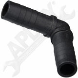 APDTY 58172 Heater Hose Connectors - 1/2 In. X 1/2 In. Elbow - Plastic