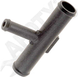 APDTY 58258 Heater Hose Connectors - 5/8 In. X 3/8 In. X 5/8 In. Tee - Plastic