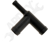 APDTY 58267 Heater Hose Connectors - 3/8 In. X 5/8 In. X 5/8 In. Tee - Plastic