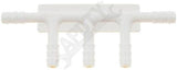APDTY 58472 Vacuum Tubing Plastic T-Connector Splitter Set; 3/16" Vacuum Tube