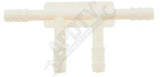 APDTY 58472 Vacuum Tubing Plastic T-Connector Splitter Set; 3/16" Vacuum Tube