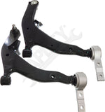APDTY 632196 & 632197 Front Lower Control Arm Pair With Ball Joint And Bushing