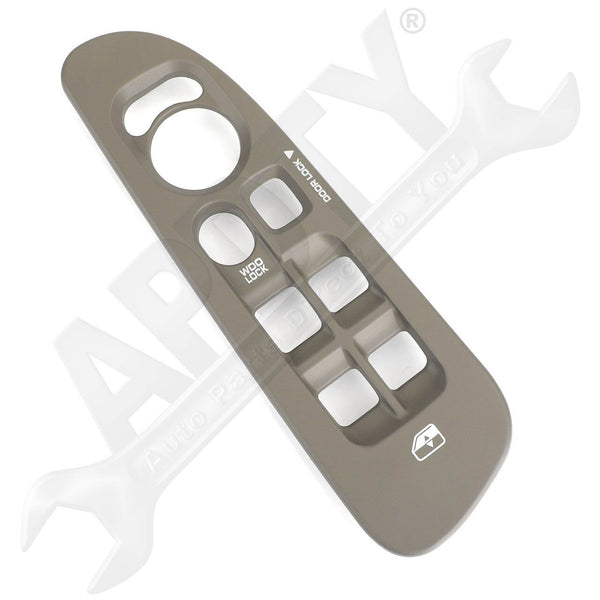 APDTY 5HZ71WL5AE Power Window & Door Lock Switch Bezel Plastic Cover Front Left