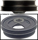 APDTY 605163 Harmonic Balancer Crank Pulley Dampener Assembly