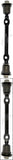 APDTY 631203 Control Arm Shaft Kit