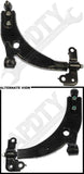 APDTY 632593 Front Lower Right Control Arm