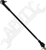 APDTY 634118  Inner & Outer Tie Rod Adjustable Toe Link Fits Rear Left or Right