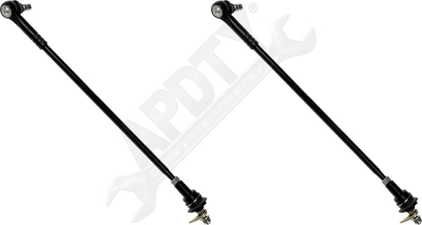 APDTY 634118  Inner & Outer Track Bar Tie Rod Adjustable Toe Link (Left & Right)