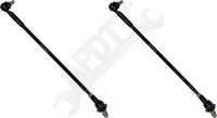 APDTY 634118  Inner & Outer Track Bar Tie Rod Adjustable Toe Link (Left & Right)