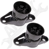 APDTY 634142x2 Rear Shock Mount Bracket Pair Includes Rear Upper Left & Right