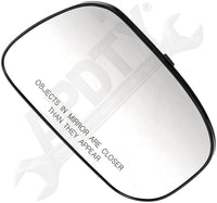 APDTY 67063 Replacement Glass - Plastic Backing