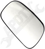 APDTY 67064 Replacement Glass - Plastic Backing